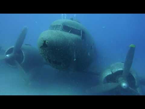DC-3, Flugzeugwrack DC-3,Kas,Türkei