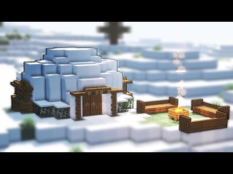 Minecraft: Small Igloo Tutorial 1.19 - Minecraft Small Igloo 1.19 Tutorial