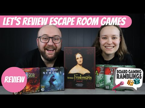 Let's review some Escape Room games! (50 clues, Sidequest, Mother of Frankenstein)