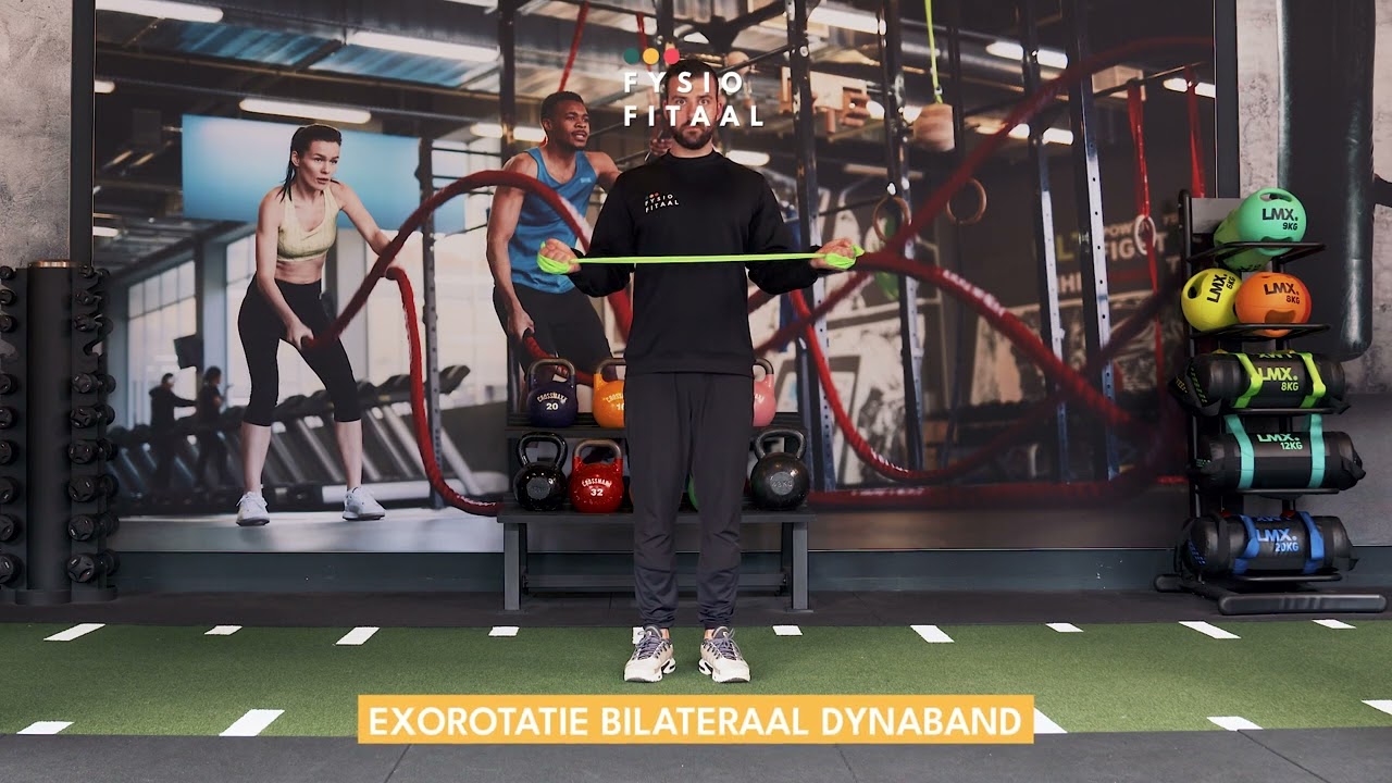 Video thumbnail: Exorotation bilateral dynaband - instructional video