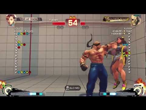 Oita jin (Chun Li) vs Kunste (Sagat) - AE 2012 Match *720p*