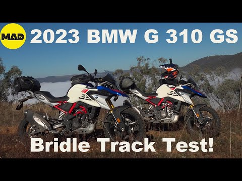 Test 2023 BMW G310GS - Bridle Track - dirt test