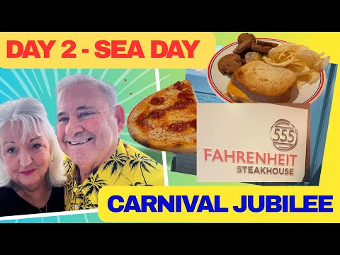 Thumbnail for Day 2 SEA DAY CARNIVAL JUBILEE Beach Buns Coastal Slice Fahrenheit 555 #travel #food #cruise