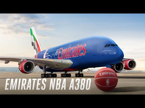 Looking Fly with our New NBA-Themed A380 | Emirates