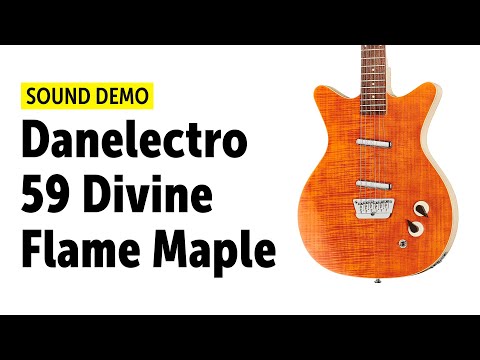 Danelectro 59 Divine Flame Maple - Sound Demo (no talking)