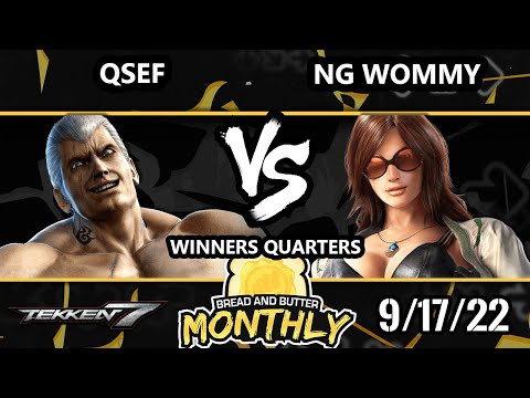 Bread and Butter 31 Winners Quarters - Qsef (Bryan) Vs. NG-Wommy (Katarina) Tekken 7