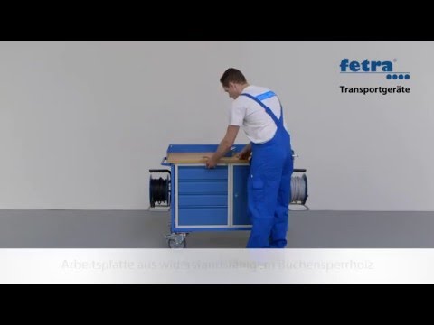 Video: Werkstattwagen 2432 - Ladefläche 1.050 x 700 mm