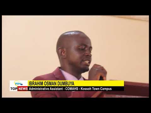 SRC COMAHS 2021 Inauguration ceremony at Kossoh Town Campus