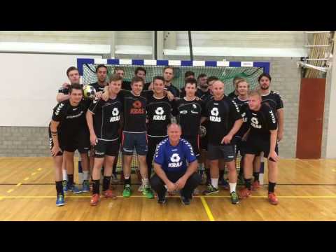 De selectie van HV KRAS/Volendam wenst de handbaldames succes in RIo!