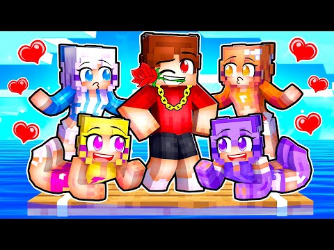 STUCK on ONE RAFT With MY CRAZY FAN GIRLS...