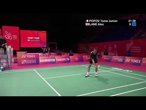 Match point - Toma Junior POPOV vs Alex LANE - MS R32 #EBC21​​​​​​​