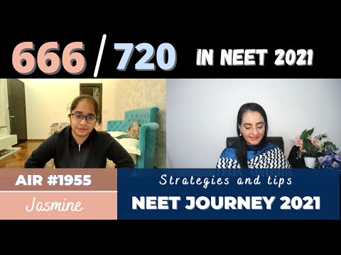 666/ 720 in NEET | NEET 2021 Aspirant Interview | AIR 1955 | Jasmine | Bhatia Mam Classes