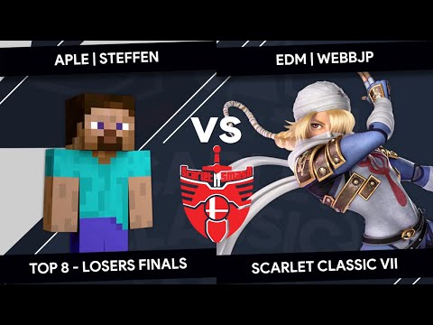 Scarlet Classic VII - Steffen (Steve) vs WebbJP (Sheik) - Top 8 - Losers Finals