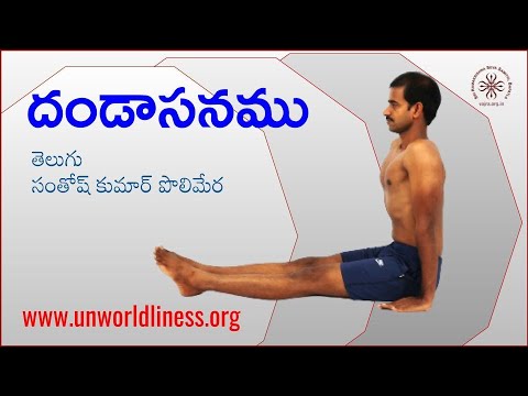 Dandasana in Telugu