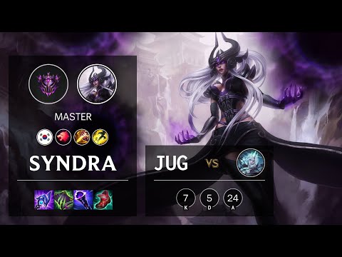 Syndra Jungle vs Viego - KR Master Patch 11.24