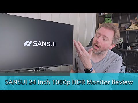 SANSUI 24 Inch Gaming Monitor 180Hz, DP 1.4 & HDMI 2.0 Ports High Refresh Rate Computer Monitor, Racing FPS RTS Modes, 1ms Response Time 110% sRGB (ES-G24F4, HDMI Cable Included) video review thumbnail