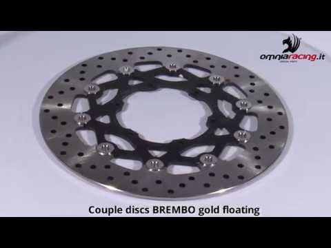 Dischi Brembo Serie Oro flottanti - Front gold series brake discs .