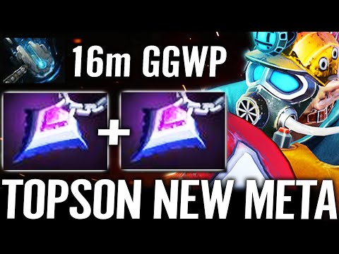 🔥 TOPSON Gyrocopter MID WTF NEW META — 2x Null + Meteor Hammer 16Min Fast GG Dota 2 Pro