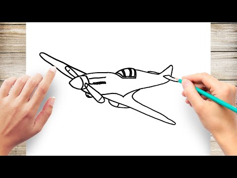 How to Draw a Spitfire Step by Step