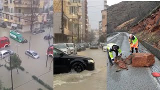 Live/ Pamje TRONDITESE nga e gjithë Shqipëria, përmbytet VENDI, njerëz nën UJË, kaos | Breaking