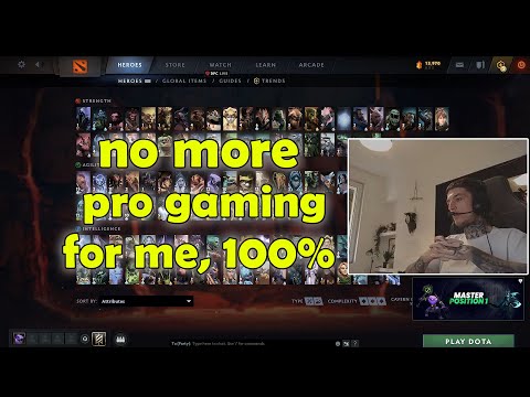 Nikobaby: "no more pro gaming for me, 100%"