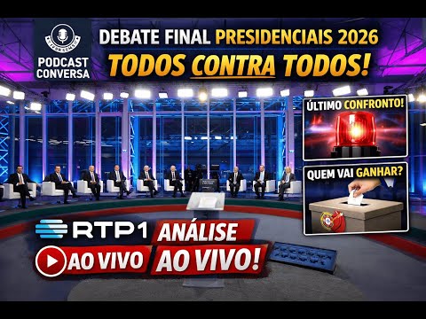 🔴 Debate Presidencial AO VIVO | RTP1 | Último Confronto antes do Voto - Análise Política | Ep. 411