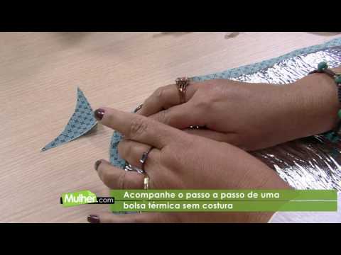Bolsa Térmica sem Costura por Claudia Ferreira - 20/04/2017 - Mulher.com - P1/2