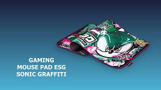 Energy Sistem  Gaming Mouse Pad ESG Sonic Graffiti - XXL gaming pad (900 x 400 mm) - Extra-large optimised surface anuncio