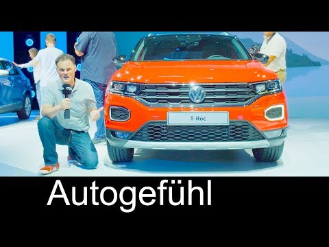 Volkswagen TRoc World Premiere REVIEW & Interviews all-new VW MQB SUV 2018 - Autogefühl