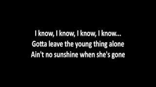 Black Label Society - Ain&#39;t No Sunshine with lyrics