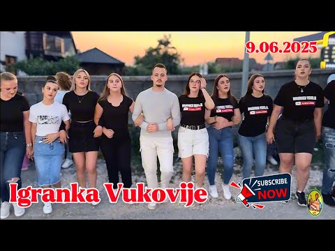 Najljepše djevojke💃kolo vode🕺Igranka Vukovije 🎶Eso i Benjo /9.06.2025/