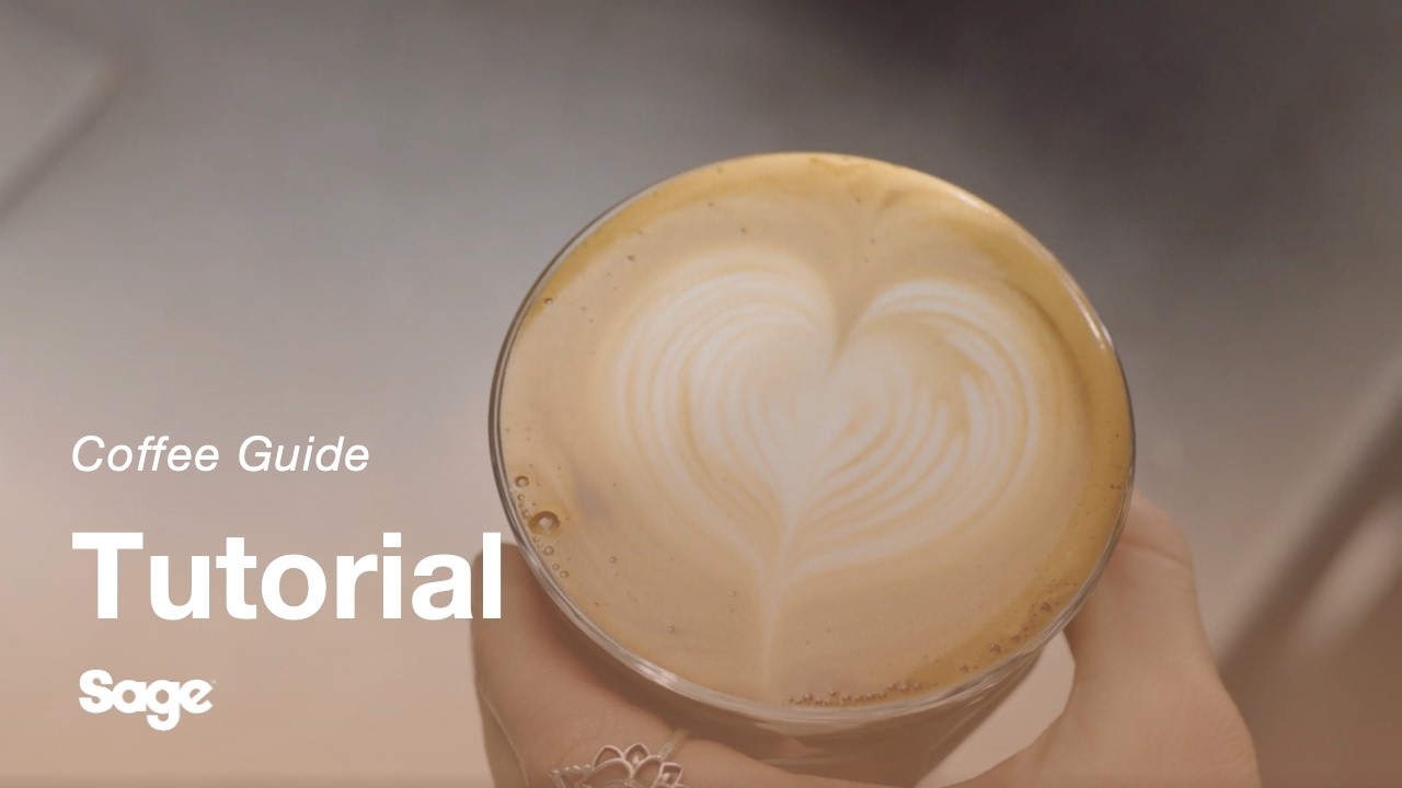 How to create latte art: the heart