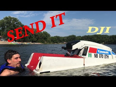 Send it on a jet ski silly!