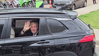 Paul McCartney chegando para show na Arena MRV Belo Horizonte 04/12/2023