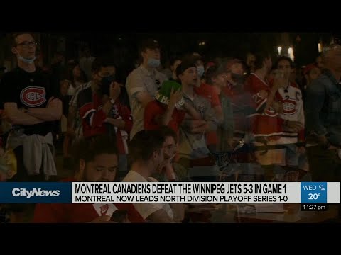 Fans react to Habs win against the Jets in game 1