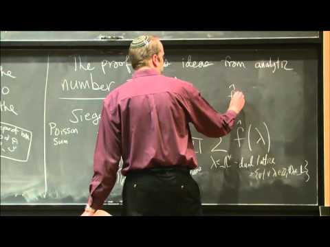 The solution to the sphere packing problem in 24 dimensions...-Stephen Miller