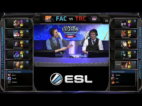 Tricked eSport vs n!faculty Game 2 | EU LCS Expansion Tournament Spring 2015 | TRC vs FAC G2