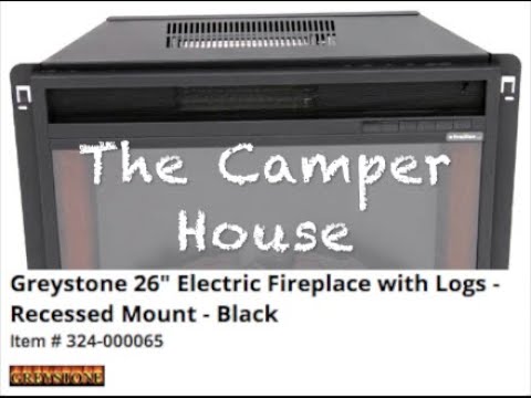 RV Fireplace Install | Greystone Electric Fireplace 26" | DIY Series