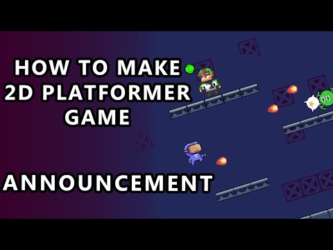 How to make 2D Platformer Game - Trailer - Unity Tutorial (Arabic Subtitles)