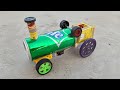 How To Make A Tractor At Home From Matchbox Diy Steam Tractor Model Mini Soda Can Tractor Toy