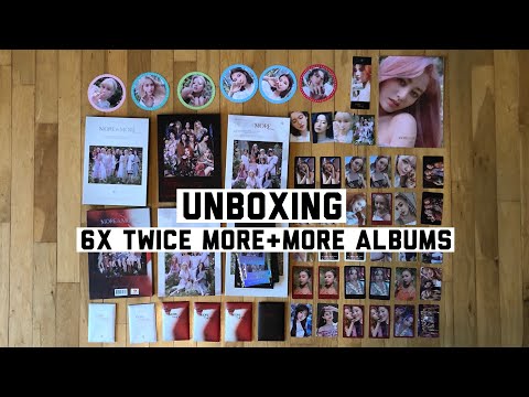 UNBOXING | 6X TWICE More & More Albums | Interpark Yes24 Synnara