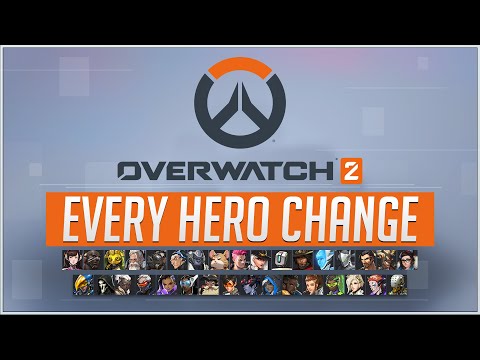 EVERY HERO CHANGE for OVERWATCH 2 BETA 1.0