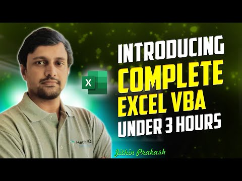 Excel VBA Full Course | Excel VBA Tutorial For Beginners | Satyajit Pattnaik
