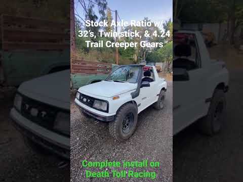 Geo Tracker Trail Creeper & Twin Stick install Suzuki Sidekick 1.6 8v & 16v Vitara