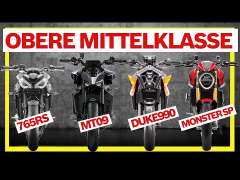TOP upper middle class naked bikes comparison test