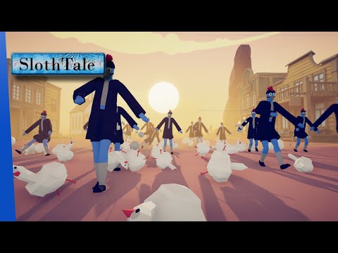 Can this CHICKEN Army defeat every faction | TABS MOD (20x CHICKEN MAN vs Every Faction)