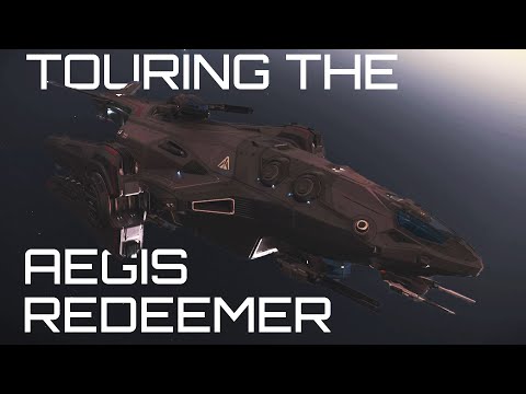 Touring the Aegis Redeemer in  Star Citizen
