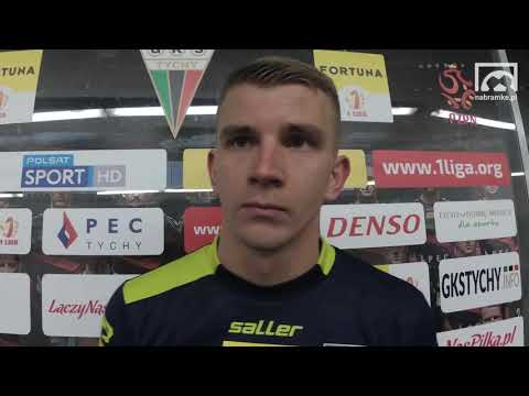 GKS Tychy - Sandecja 2:2. Adrian Danek: "Zespół zasłużył na brawa za ten mecz"