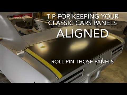 Tip for classic car body panel alignment.