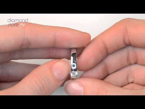 UT28 55 - Jessica 18K White Gold 0.33ct Diamond Engagement Ring
